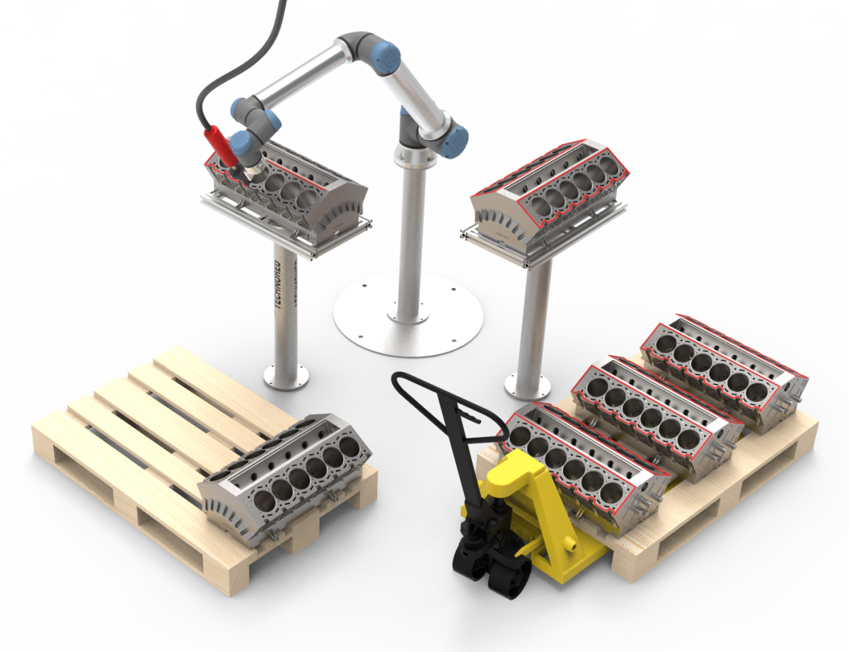 Universal Robots Автоматическое нанесение клея и герметика