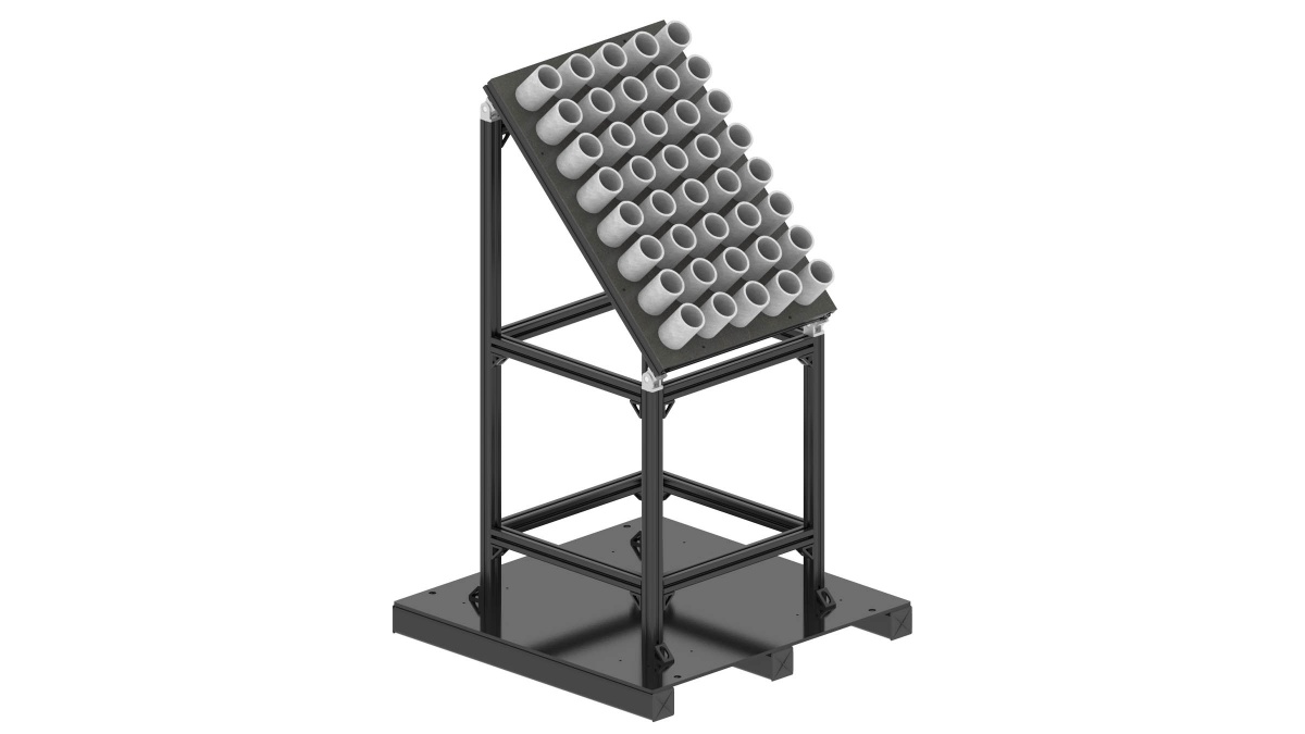 Стол для позиционирования полых цилиндрических заготовок TR.Robots