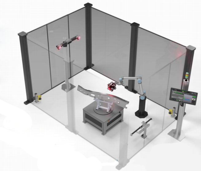 Universal robots Роботизированная ячейка для 3D сканирования